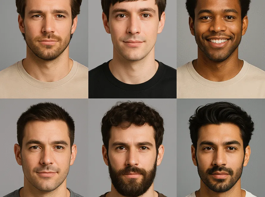 Peinados para hombre con diferente tipo de rostro