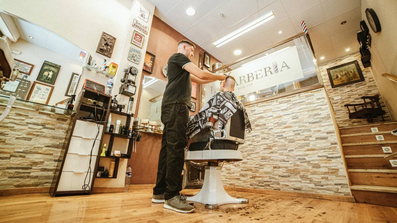 Corte de pelo hombre en la Barbería de Salamanca