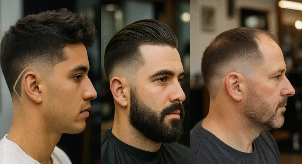 Corte burst taper - hombre