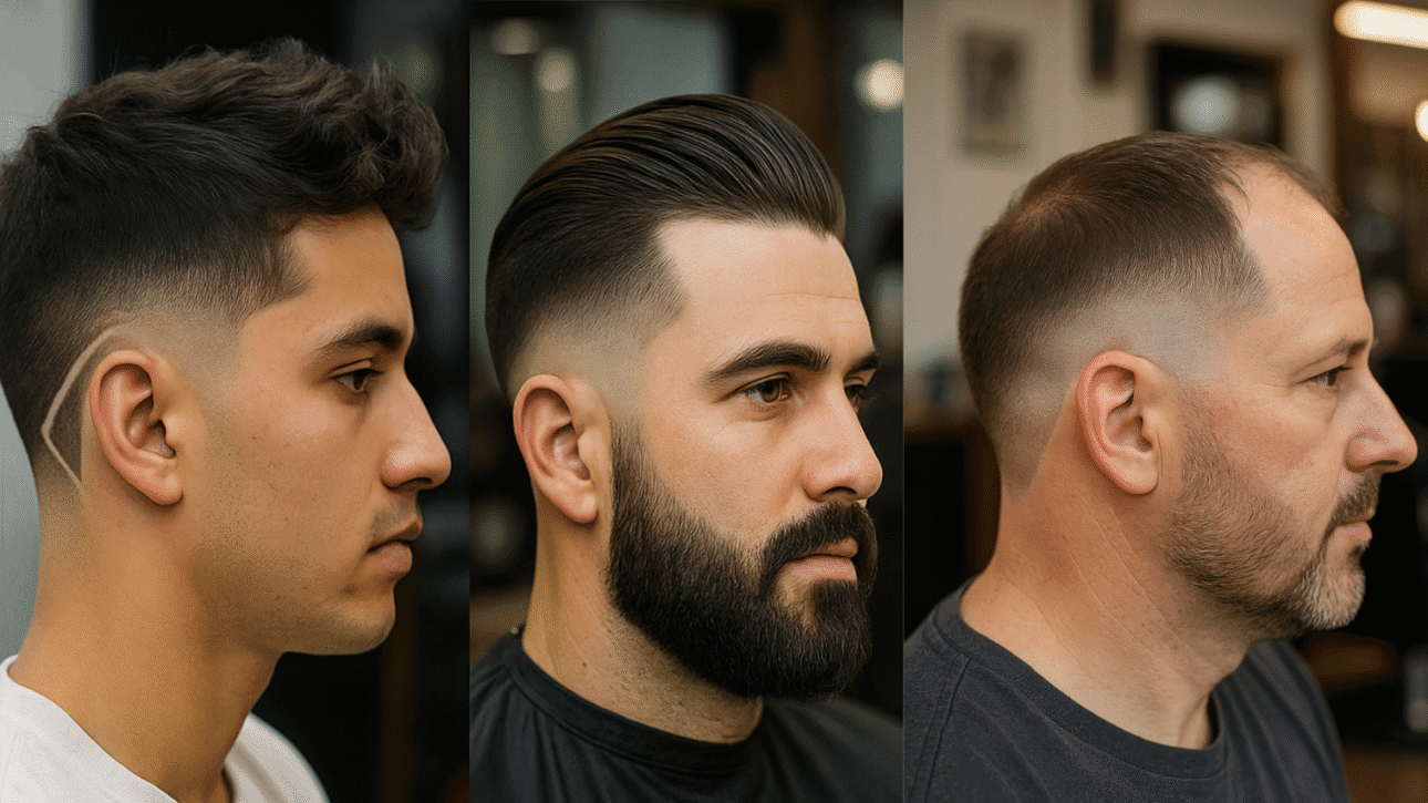 Corte burst taper - hombre