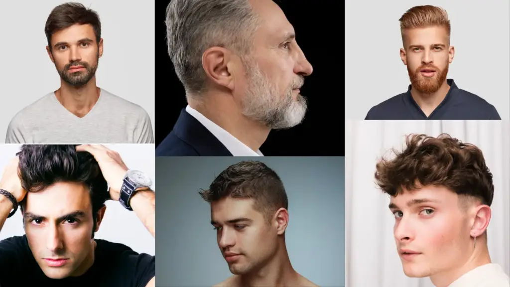 Tipos de rostros - corte de pelo hombre